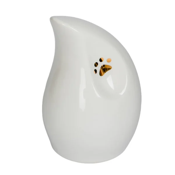 Pet Ash Keepsakes – A Ceramic Cat Paw Urn That Honors Their Memory