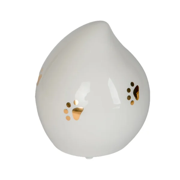 Pretty Urns for Ashes – Elegant Teardrop Ceramic Design for Pets or Loved Ones